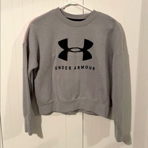 Under Armour girls YXL youth XL cropped sweatshirt